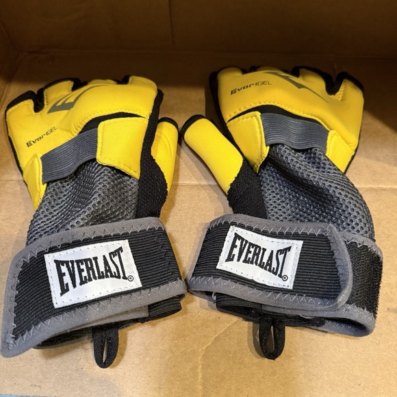 Everlast Other - Everlast Evergel Hand Wraps Black/Yellow, Size Large